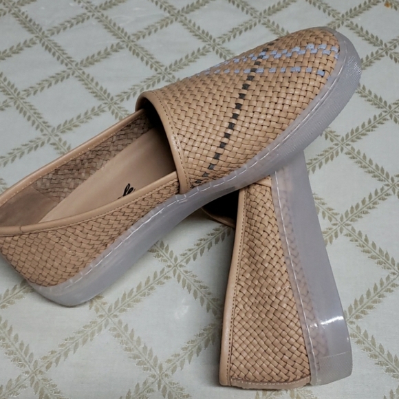 Free People Natural Santorini Leather Slip ons - 9 - Picture 11 of 13